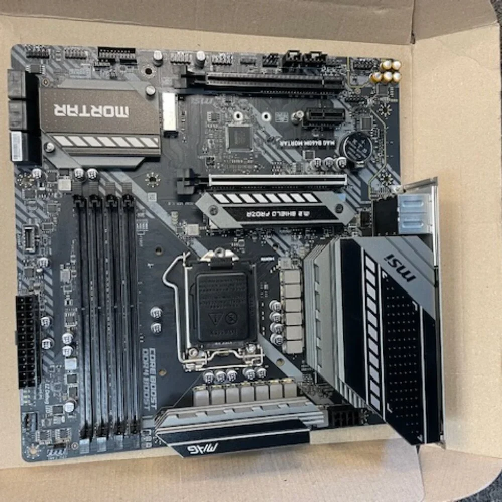 MSI MAG B460M MORTAR LGA 1200 Intel B460 SATA 6Gb/s Micro ATX Motherboard